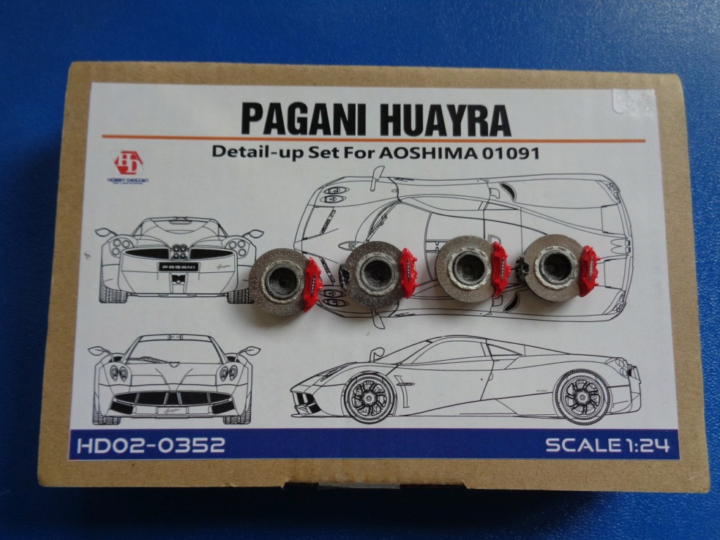 pagani huayra kit aoshima + transkit hobby design 1.24 413
