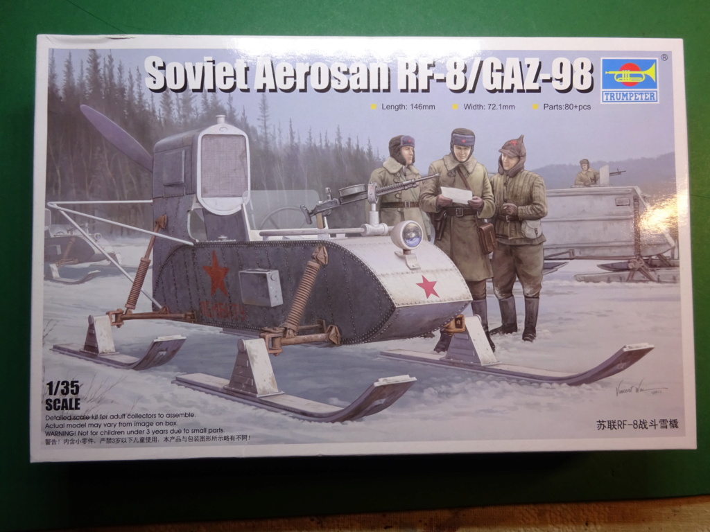 soviet aerosan rf.8/gaz-98  kit trumpeter 1/35 Dsc00038