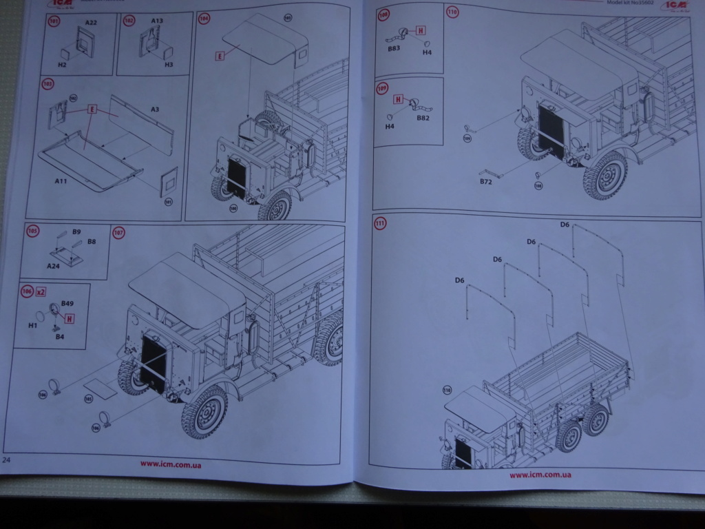 leyland retriever general service de1942-1945 kit icm 1/35 Dsc05945