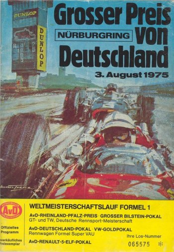 Cinquième manche f1 1975 LE. .Allemagne. Allema10