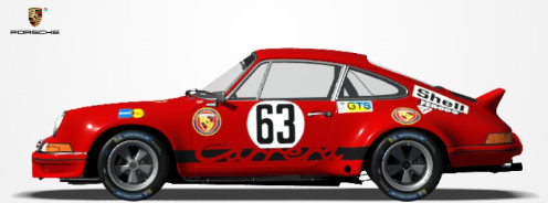 registration/inscriptions CHALLENGE Porsche 911 RSR 1973. P2310