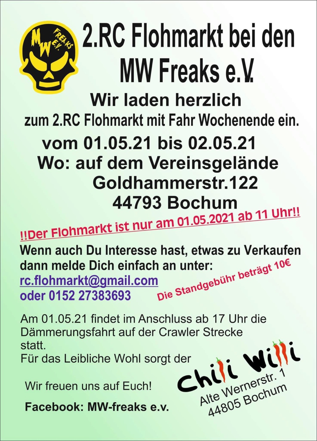 01.05.2021 - 2.RC Flohmarkt bei den MW Freaks e.V. 2e936910