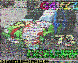 SSTV (Slow Scan Television) on 20m 2022-015