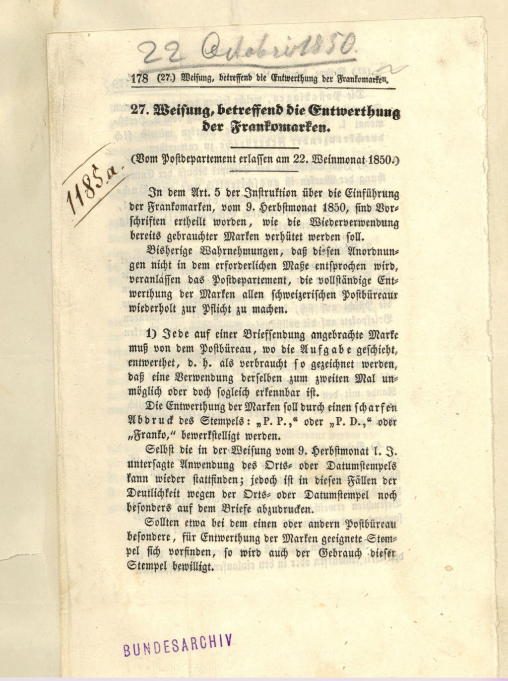 1850 Einführung der Briefmarken Bildsc12