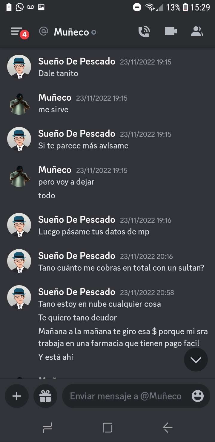 [Reporte a STAFF] (Muñeco) Estafa IC - Estafa OOC (Vender articulos ic por dinero OOC) [Reporte actualizado con nuevas pruebas 14/04/2023]  Muzeco13