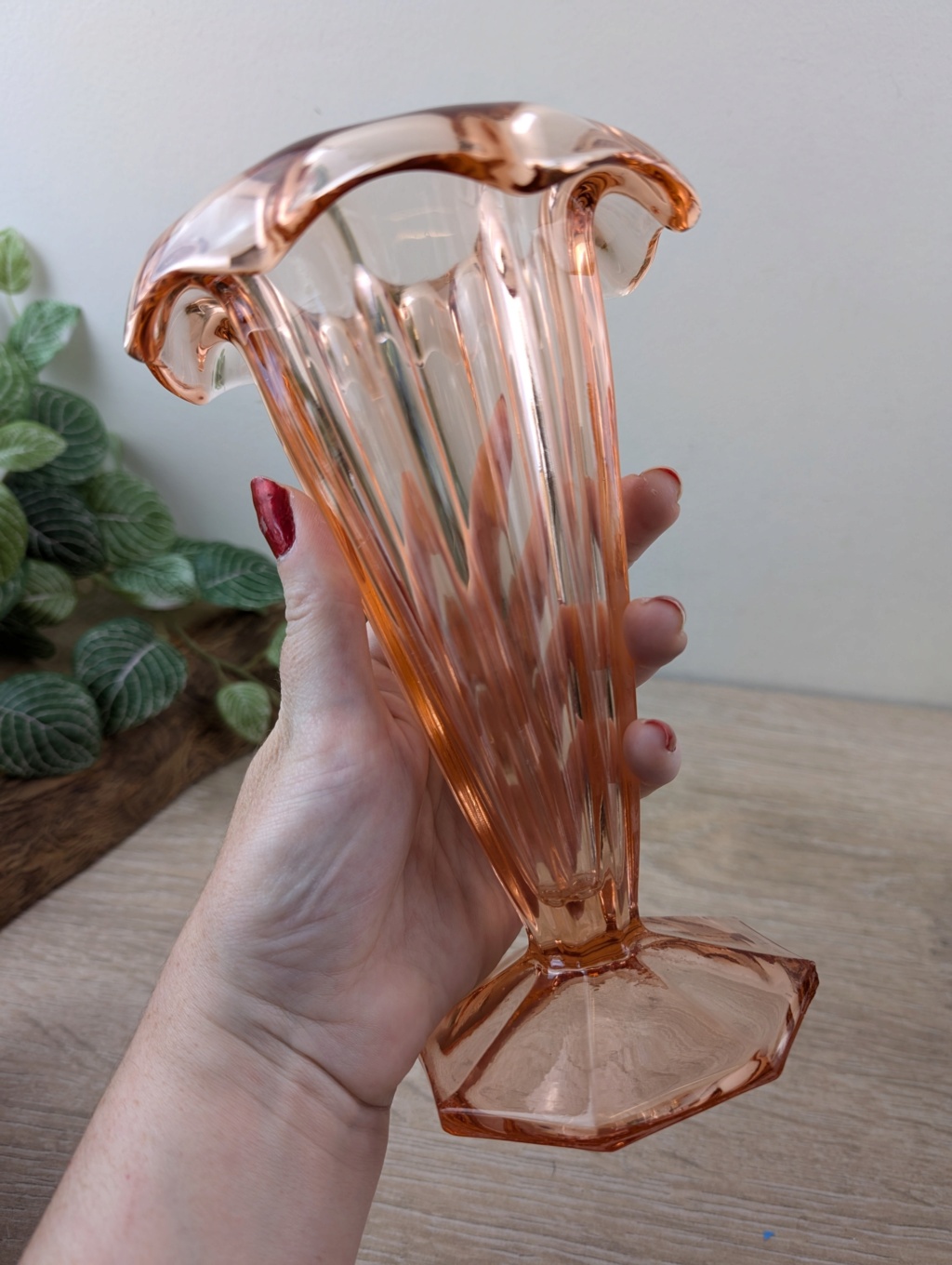Please help - art deco pink glass vases - poss val st lambert Pxl_2015