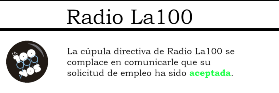 Curriculum Radio la 100|Facundo Turan Radio_11