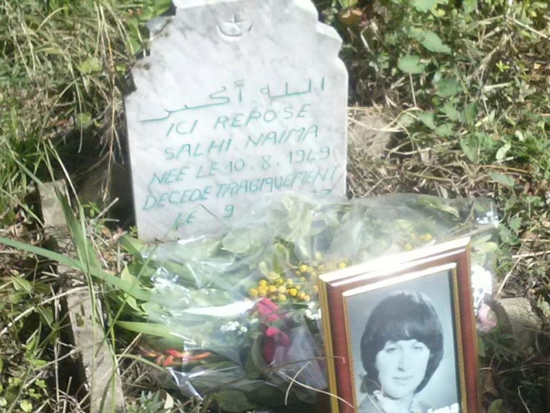 Journée contre l oubli à Aokas, recueillement sur les tombes de Touati Karim et Sahli Naima(cimetière sidi M hend Aghrib). 313