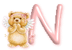 alphabet complet nounours ange N10