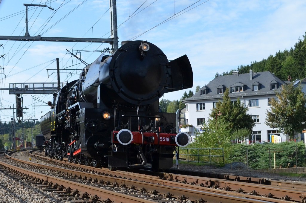 Retour de la 5519 au Luxembourg et premier train spécial vers Troisvierges Dsc_0046