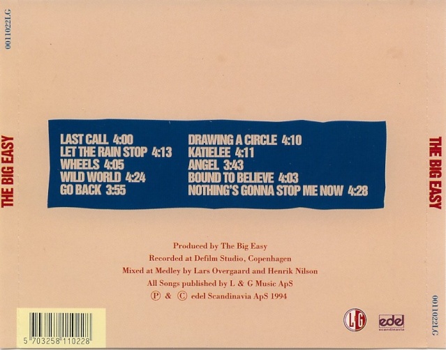 THE BIG EASY - The Big Easy (1994) AOR Fundo12