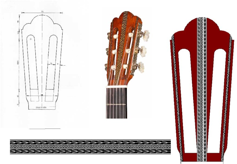  Guitares Réplica ANTONIO de TORRES et SELMER Réplica par LAURENT (Coligny ) Filets17