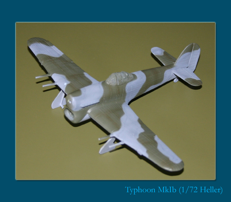 Hawker Typhoon  [Heller (airfix)]  1/72  (VINTAGE) Typhoo22