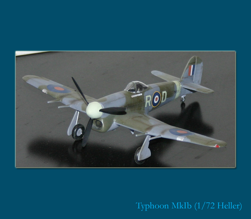 Hawker Typhoon  [Heller (airfix)]  1/72  (VINTAGE) Typhoo28