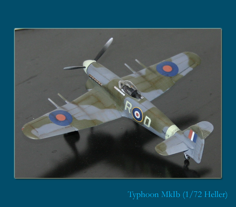 Hawker Typhoon  [Heller (airfix)]  1/72  (VINTAGE) Typhoo29
