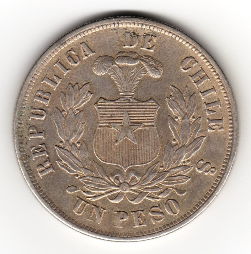 1 Peso. Chile. 1881 230_110