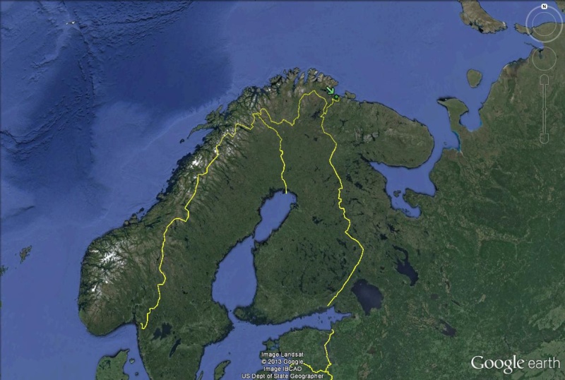[Finlande] - Bornes frontières finlandaises Grense10