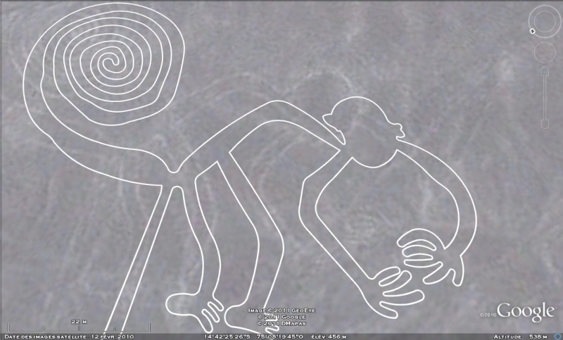 Les Géoglyphes découverts en Amérique du Sud avec Google Earth Nazca_11