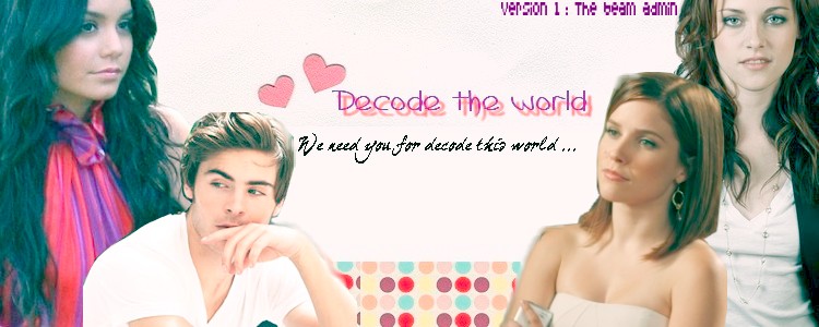 Decode the world :: We need you for decode this world Head10