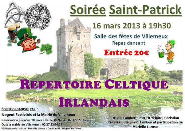 Soirée Saint-Patrick à Villemeux 16 mars Soirae10