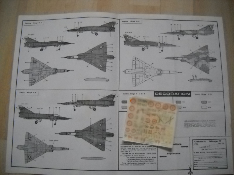 AMD Mirage IIIR/RD/5F, 1/72. Le point au 27/05/2013... Dscn2923