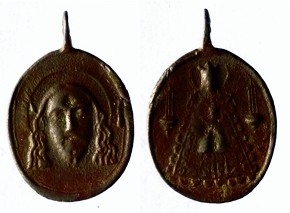  Medallas de NS de Liesse – Santa Faz de Laon - S. XVII-XVIII * Liesse16