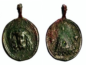  Medallas de NS de Liesse – Santa Faz de Laon - S. XVII-XVIII * Liesse19