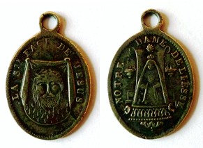  Medallas de NS de Liesse – Santa Faz de Laon - S. XVII-XVIII * Liesse29