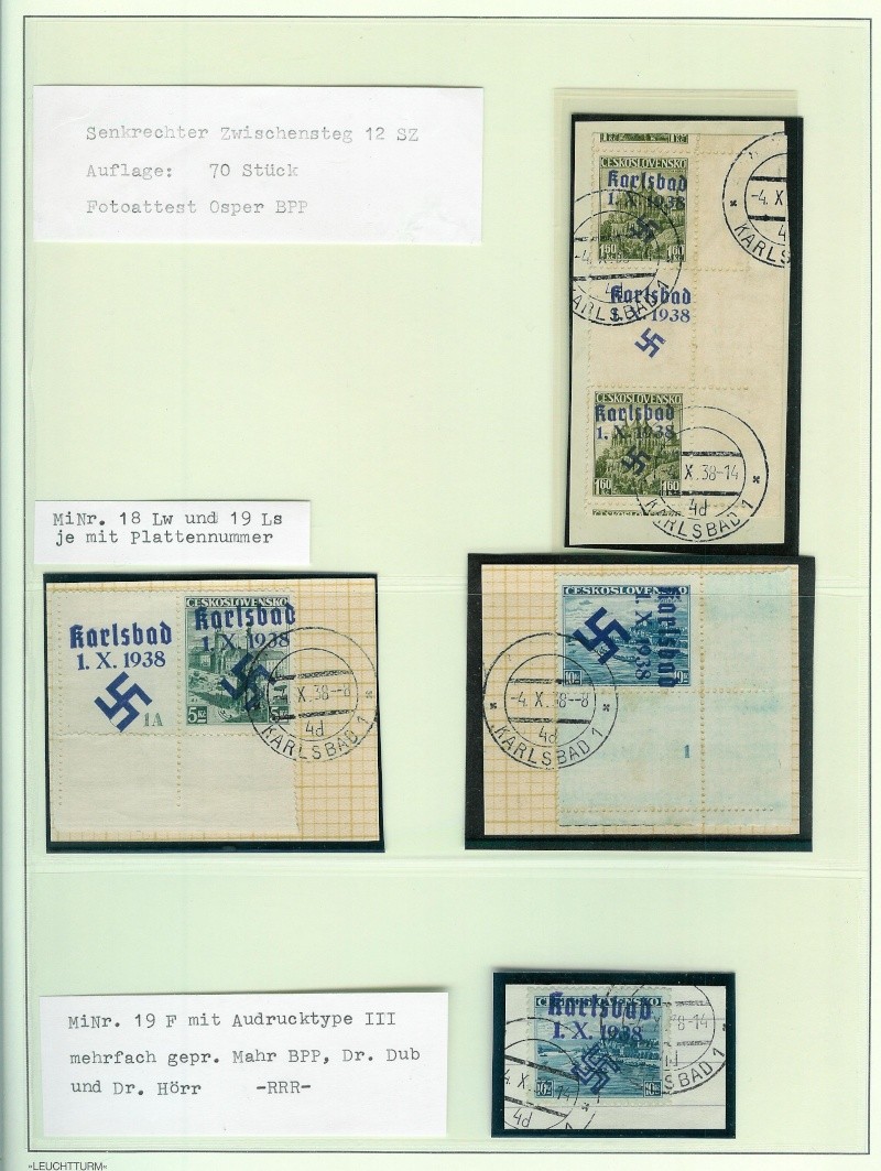 Sudetenland - Ausgaben für Karlsbad Karl1711