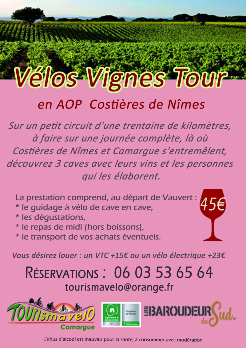 Découvertes œnologiques en AOP Costières de Nîmes Velo_v11