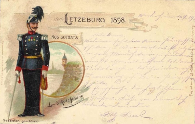 Army of Luxembourg, early 1900s 028_0010