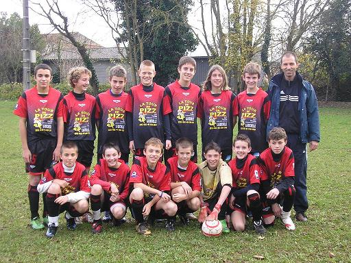 PRESENTATION DE L'EQUIPE DES 13 ANS SAISON 2008/2009 005a13