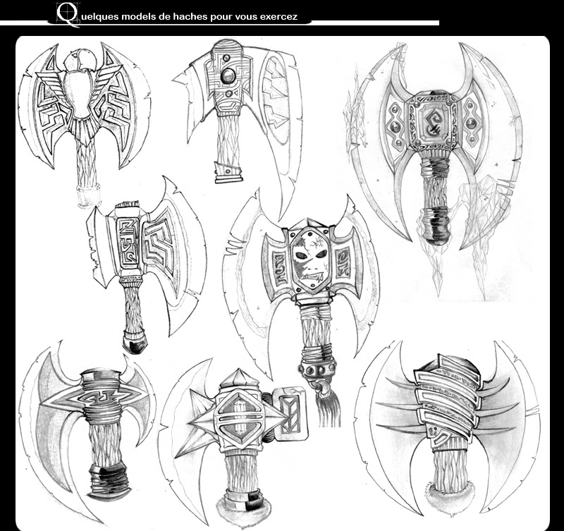 armes:les haches Haches10