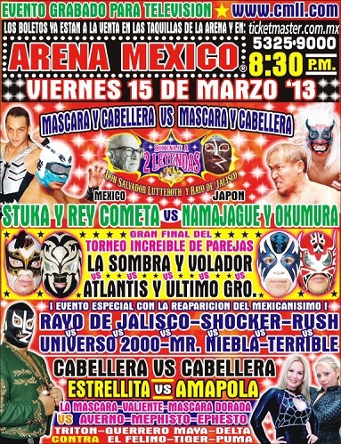 Résultats de CMLL Homenaje a Dos Leyendas 2013 (15/03/13) Cmll11