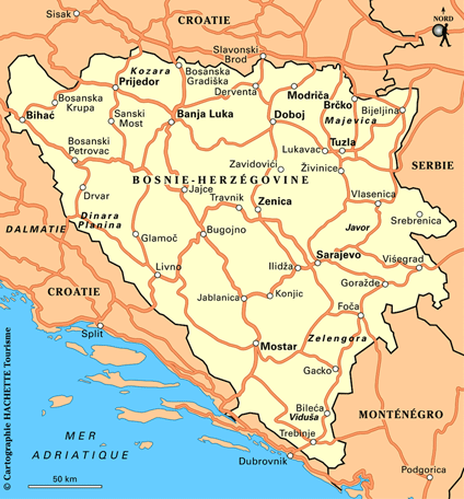 D° la Grèce (par l'Italie, Slovénie, Croatie, Monténégro, Albanie) Bosnie10