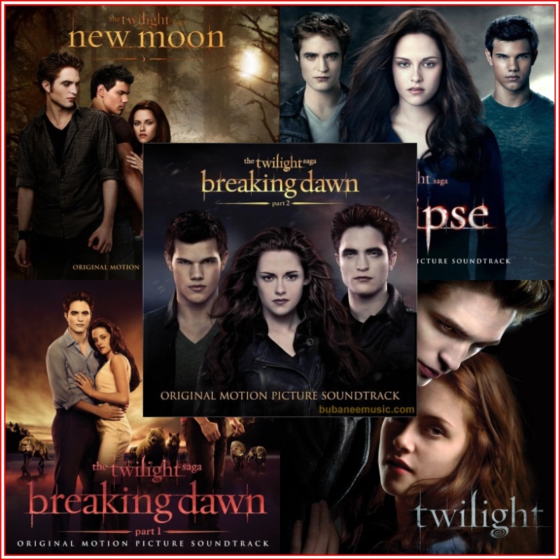 The Twilight Saga . Completed SoundTracks 5CD . 2013 Cov-1310