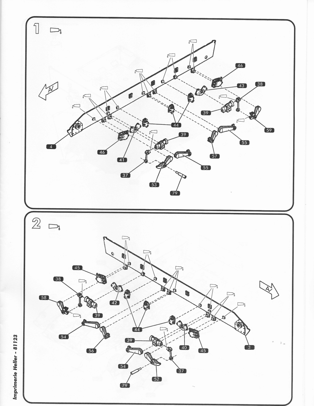 AMX 30 DCA char anti-aérien 1/35ème Réf 81123 Notice 418