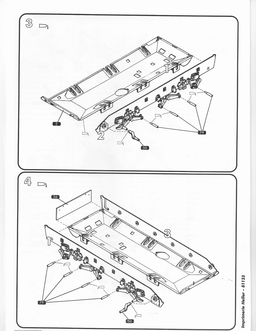 AMX 30 DCA char anti-aérien 1/35ème Réf 81123 Notice 512