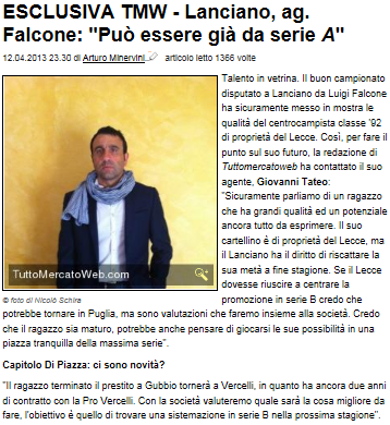 CALCIOMERCATO ESTIVO US LECCE (ESTATE 2013) - Pagina 2 Cattur12