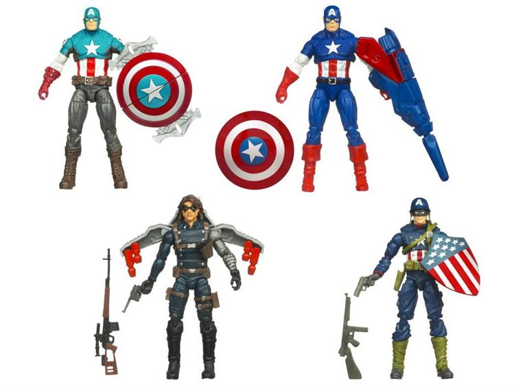 Captain America 3.75" Figure Series 01 - Set of 4 Has19910