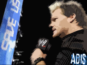 Chris Jericho ready to beat you!! W_mic10