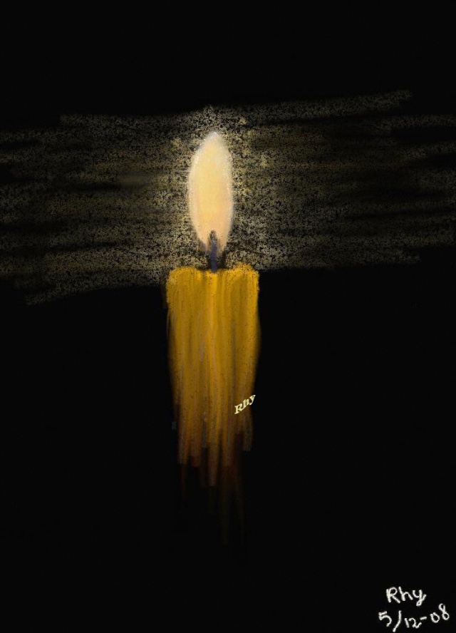 First Painting - ArtRage Candle13