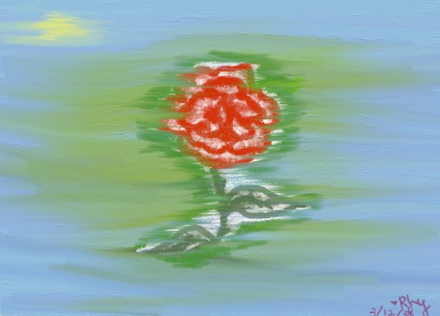 First Painting - ArtRage Flower18