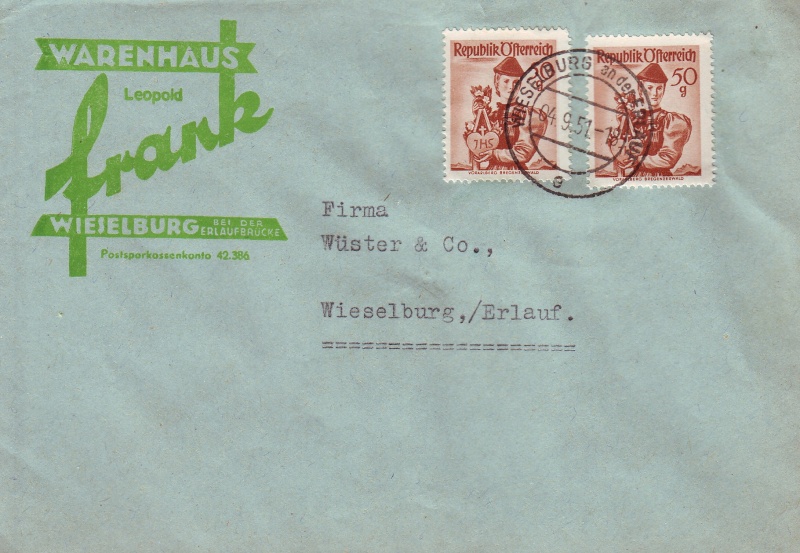 Trachtenserien ANK 887 - 923 und 1052 - 1072 Belege - Seite 5 Wiesel11