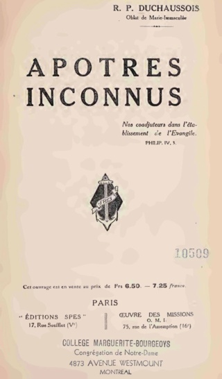 Apôtres Inconnus Apztre11