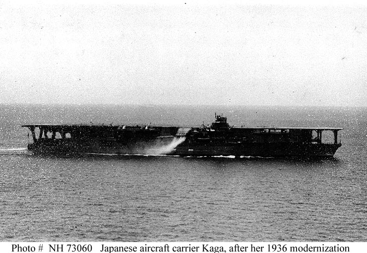 Les porte-avions japonais Kaga10