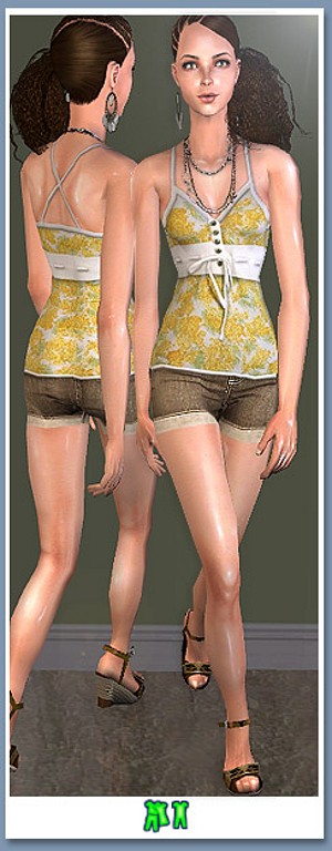 sims -  The Sims 2. Женская одежда: повседневная. Часть 3. - Страница 18 Forum90