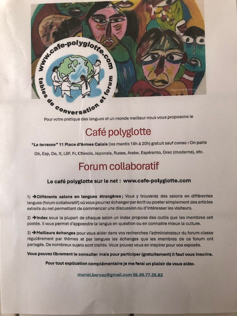 Ouverture de la salle des langues à la médiathèque de Calais : Samedi 28 septembre à 11h00 Img_6924