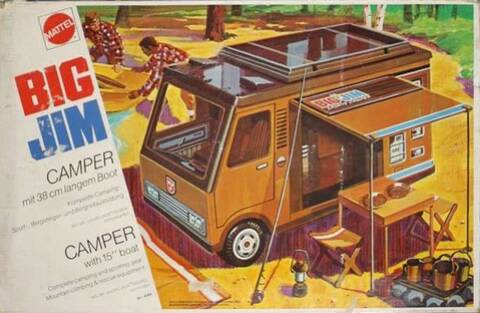 Ref 4384) CAMPER Le camping-car BIG JIM 1973 (sortie France 1974)