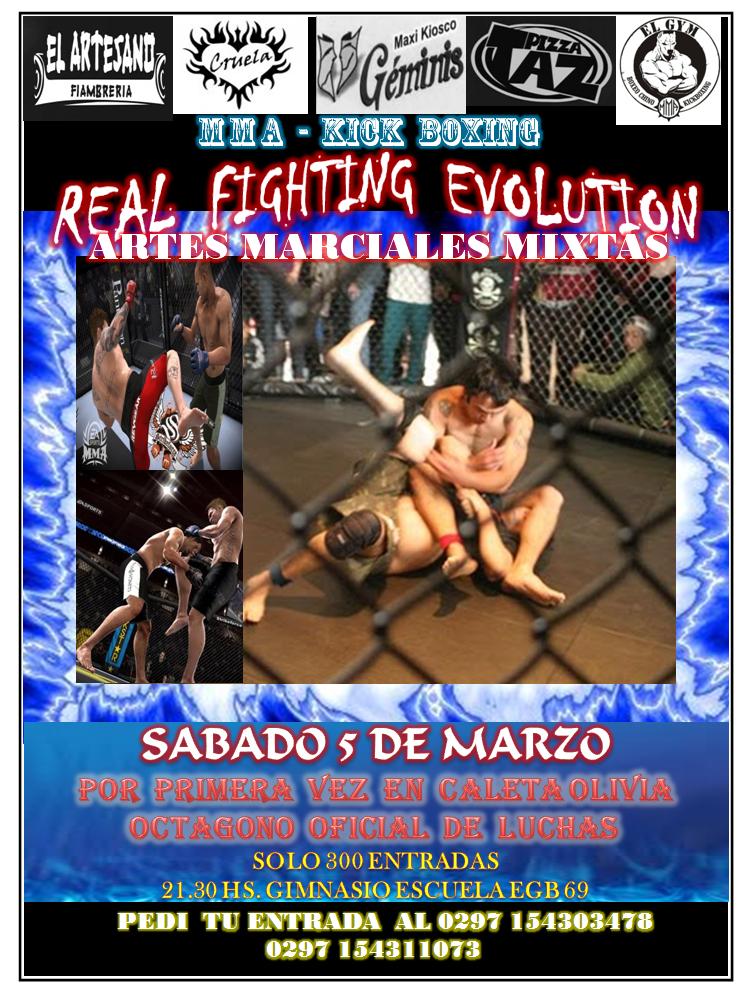 EVENTO DE MMA EN OCTAGONO EN CALETA OLIVIA  Afiche11